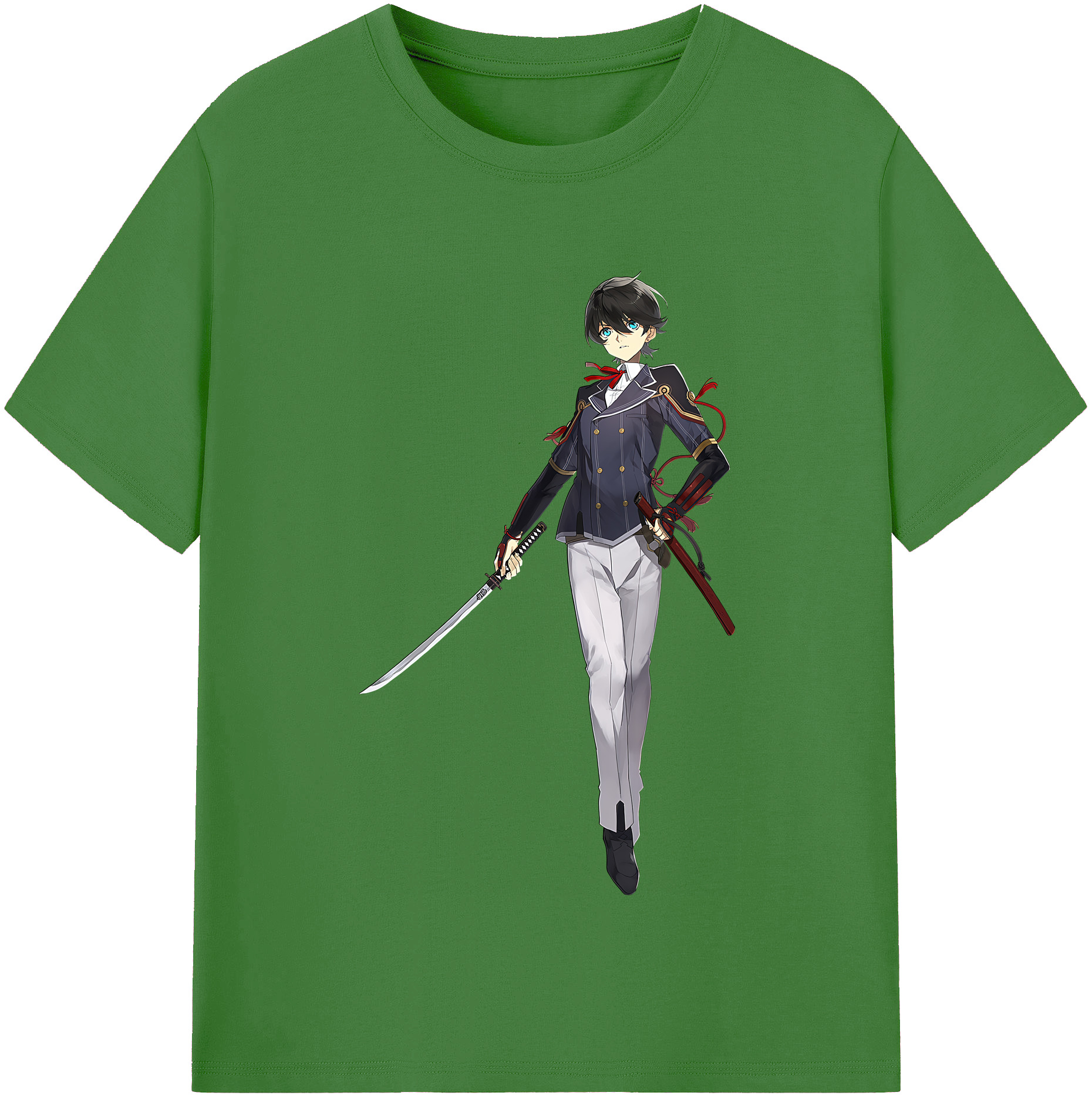 （画像用） 刀剣乱舞 Touken Ranbu レディースカジュアルプリントTシャツ（綿100％）